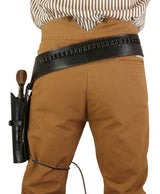 Western Gun Belt & Holster (.38/.357 cal) - Long Barrel - Brown