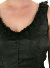 Delilah Saloon Dress, Black PaisleyLive