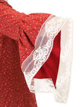 Lucille Walking Suit - Red Calico