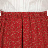 Lucille Walking Suit - Red Calico