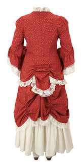 Lucille Walking Suit - Red Calico