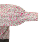 Somerset Blouse - Gray Floral