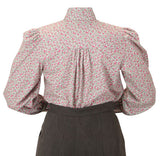 Somerset Blouse - Gray Floral