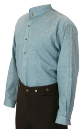 Trimble Shirt - Blue Leaf