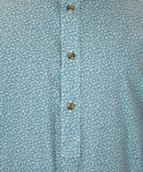 Trimble Shirt - Blue Leaf
