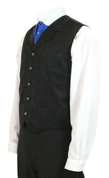 Whittaker Silk Vest - Black