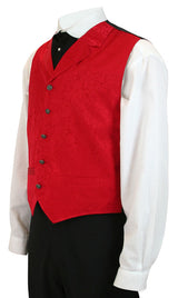 Whittaker Silk Vest - Red