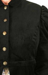 Regency Spencer Coat - Black Corduroy
