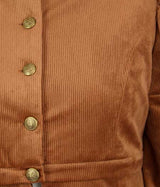 Regency Spencer Coat - Brown Corduroy