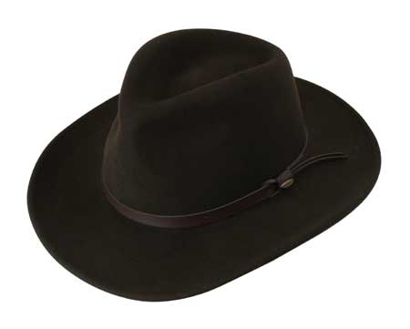 Western Cowboy Hat - Chocolate