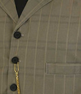 Upton Vest - Taupe Plaid