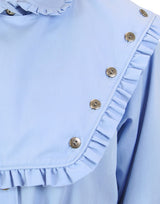Josie Bib Blouse - Blue