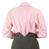 Josie Bib Blouse - Pink Check
