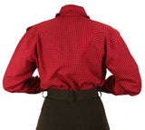 Josie Bib Blouse - Red Check