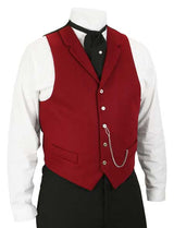 Warwick Wool Vest - Burgundy