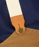 1860s Cotton X-Back Suspenders - Thin Weave Natural (Long)