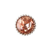 Silver Beaded Tie Tack - Champagne