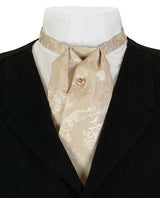 Silver Filigree Tie Tack - Champagne
