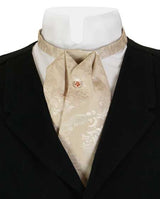 Silver Band Tie Tack - Champagne
