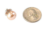 Large Pearl Tie Tack - Champagne