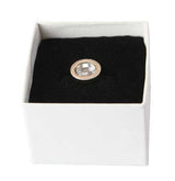 Gold Textured Tie Tack - Diamond