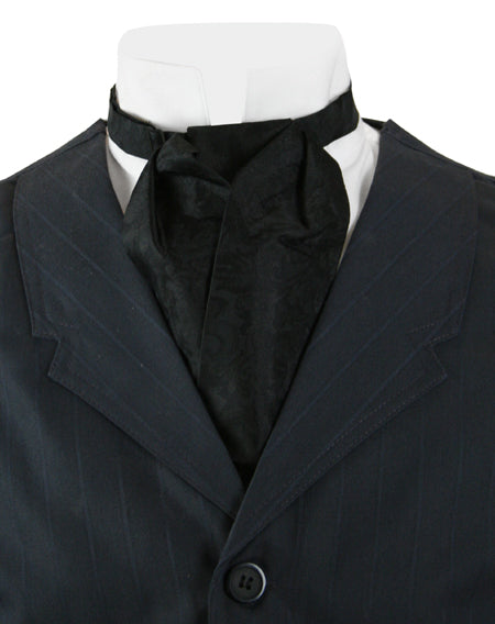 Silk Puff Tie - Black