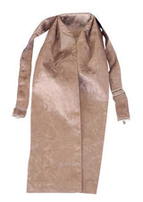 Silk Puff Tie - Taupe