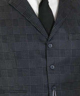 Doyle Vest - Charcoal Plaid