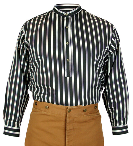 Ballard Shirt - Black Stripe