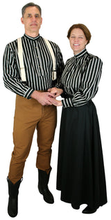 Ballard Shirt - Black Stripe