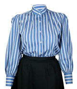 Ballard Blouse - Blue Stripe