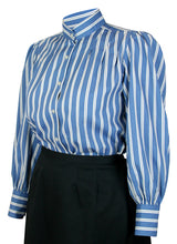 Ballard Blouse - Blue Stripe