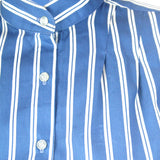 Ballard Blouse - Blue Stripe