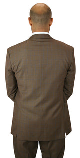 Woodsboro Three-Piece Plaid Suit - Taupe
