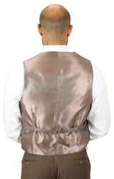 Woodsboro Three-Piece Plaid Suit - Taupe
