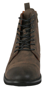 Mercer Boot - Cigar Faux Suede
