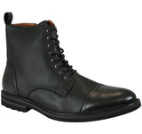 Burnett Boot - Black Faux Leather