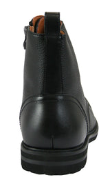 Burnett Boot - Black Faux Leather