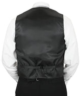 Fontaine Vest and Tie Set - Black