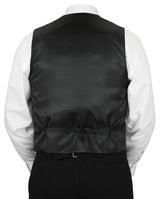 Fontaine Vest and Tie Set - Silver