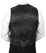 Fontaine Vest and Tie Set - Black Cherry