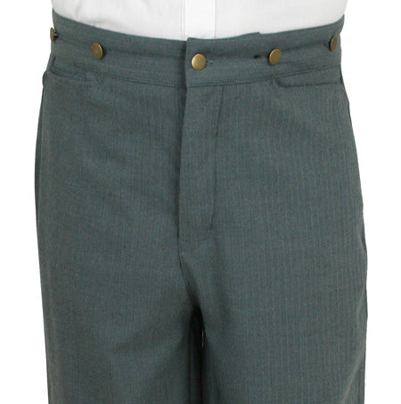 Stewart Trousers - Charcoal Herringbone