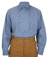 Appaloosa Bib Shirt - Blue Plaid
