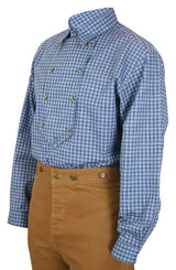 Appaloosa Bib Shirt - Blue Plaid