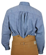 Appaloosa Bib Shirt - Blue Plaid
