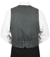 Morton Vest - Black Plaid