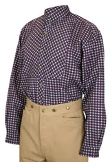 Cornelius Plaid Shirt - Navy/Red