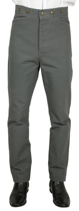 Classic Canvas Trousers - Gray