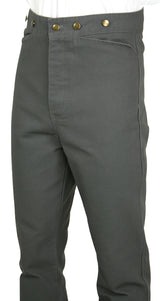 Classic Canvas Trousers - Gray