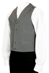 Classic Canvas Work Vest - Gray